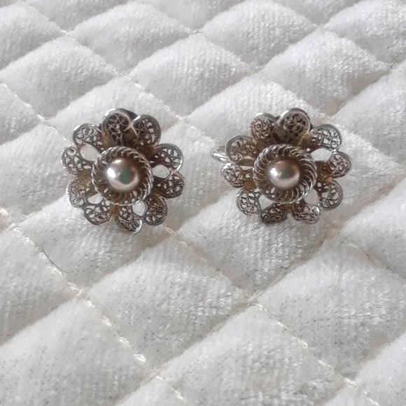 Made in Portugal Jewelry - Vtg. Portugal Sterling Silver Earrings